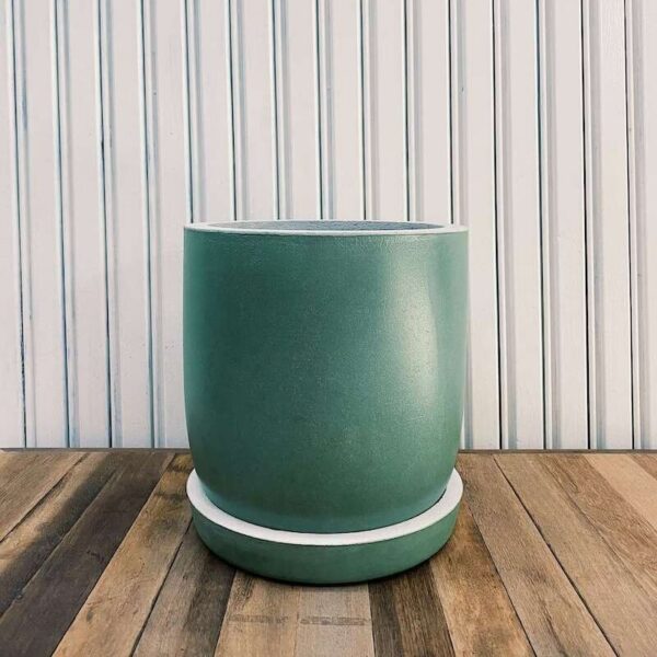Cement pot (Mint 30x30cm) - Image 2