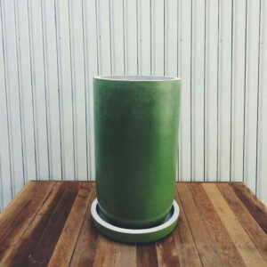 Cement pot (Mint 30x50cm) + Saucer