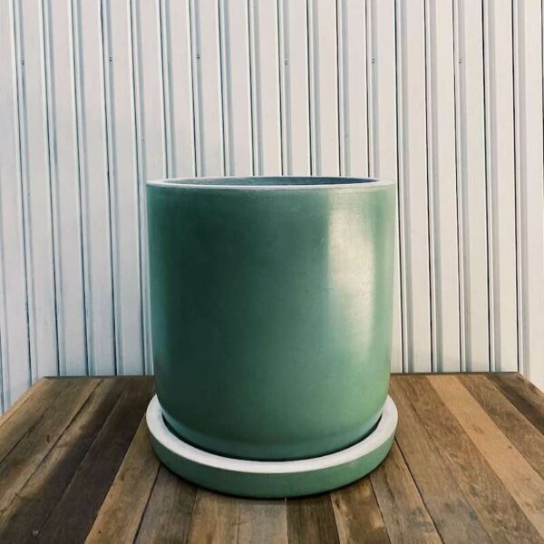 Cement pot (Mint 40x40cm) - Image 2